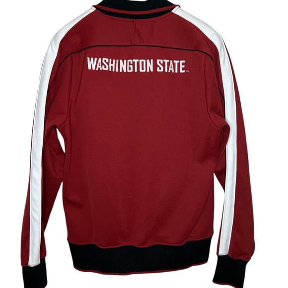 Nike Washington State Cougars Red Zip Up NCAA Jacket S - Picture 2 of 3